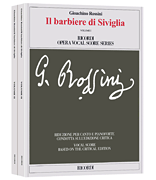 Il Barbiere di Siviglia Two Volume Vocal Score cover